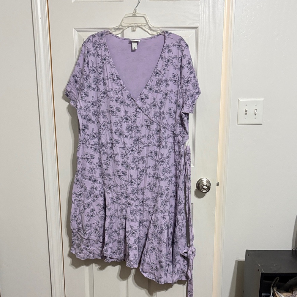 Ava & Viv Lavender Asymmetrical Dress